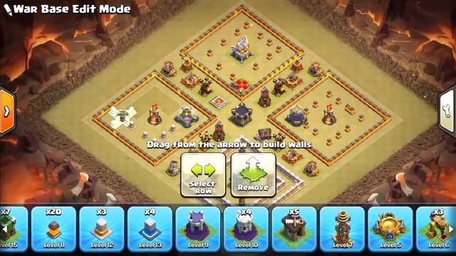 Расстановка 12 ТХ ГОДНАЯ БАЗА ДЛЯ КВ Clash of Clans Анти две звезды смотреть онлайн