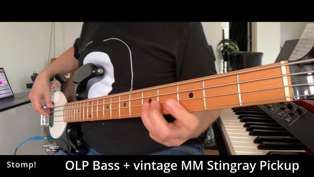 "Stomp!" Brothers Johnsons, bass cover with an OLP with a vintage Musicman Stingray pickup смотреть онлайн