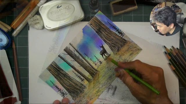 Stampscapes (Midnight) Live: Holographic Printable Vinyl "Tranquility Grove" (intro) смотреть онлайн