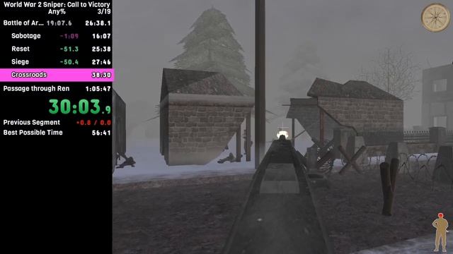 World War II Sniper: Call to Victory - Any% Speedrun - 56:58 no loads смотреть онлайн