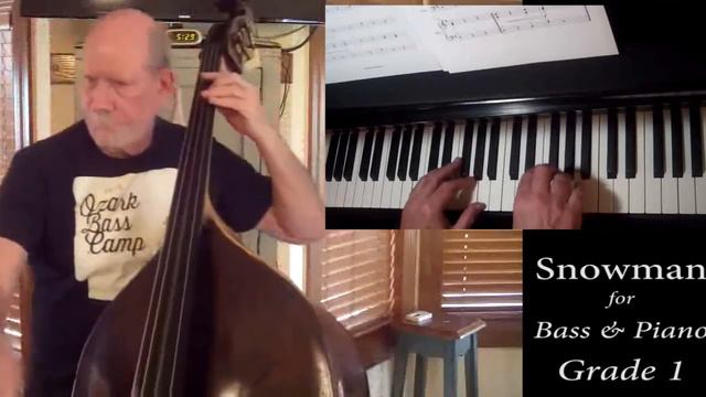 Snowman for Bass and Piano (Grade One) смотреть онлайн