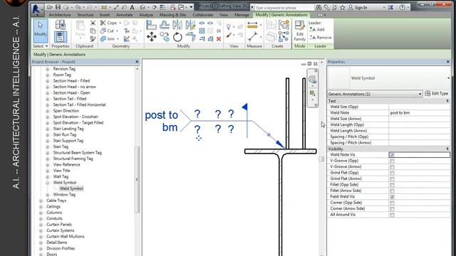 Revit Weld Symbol смотреть онлайн