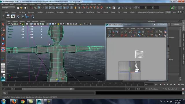 Как наложить текстуры на персонажа (Maya) смотреть онлайн