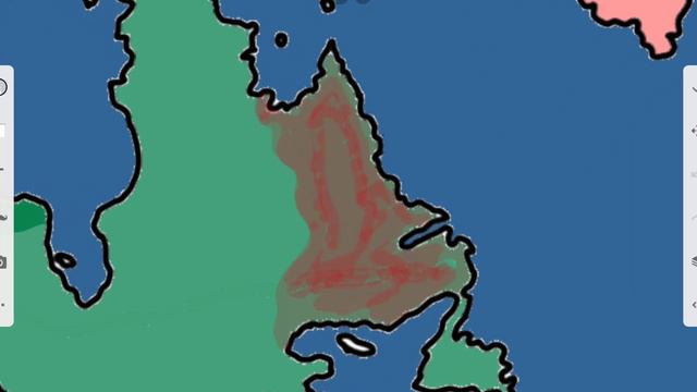 Карта Северной Америки 1930-1950. смотреть онлайн