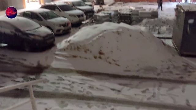 Зима наступила! Первый большой снегопад в Туле.