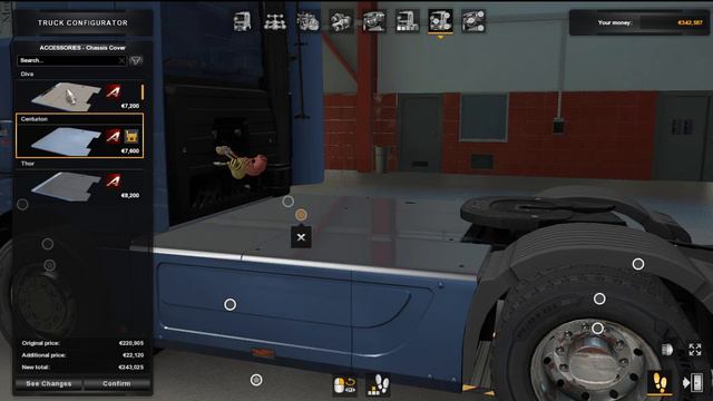 Tuning Mercedes Benz ACTROS MP3 #eurotrucksimulator2 #mercedesbenz #actros