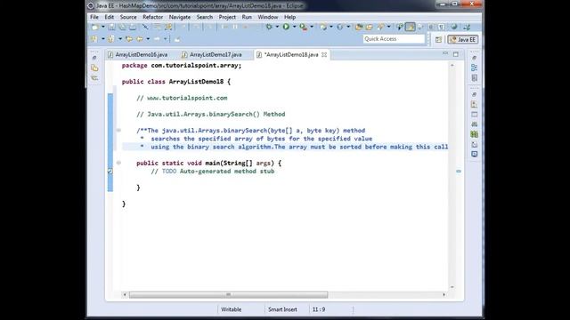 java.util.Arrays.asList(T... a) - java.util.Arrays.binarySearch(byte[] a, byte key) смотреть онлайн