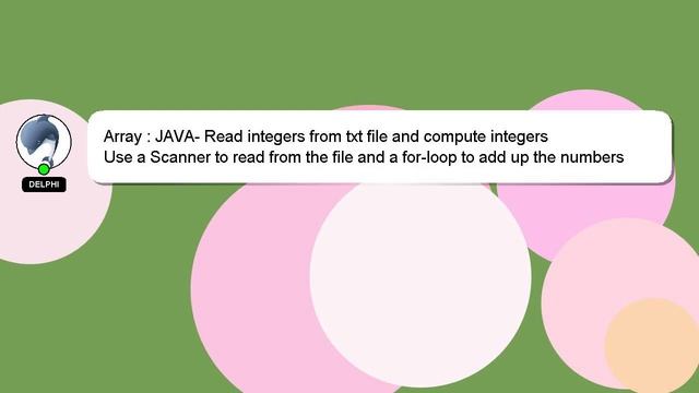 Array : JAVA- Read integers from txt file and compute integers смотреть онлайн