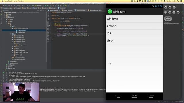 Android Entwicklung von 0 auf 100: Mehr Activities, WebView und Wikipedia Suche смотреть онлайн