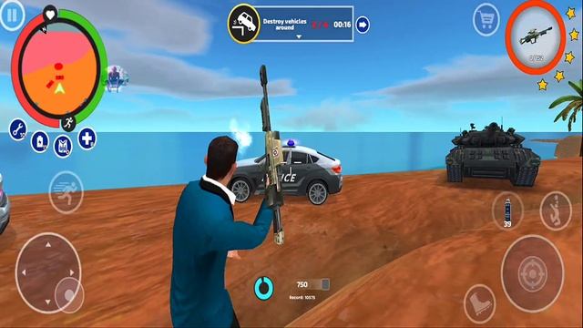 Real Gangster Crime 2 - [by Naxeex] Mission Escape Military Base #2 - Android Gameplay смотреть онлайн