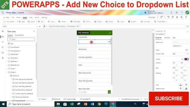 PowerApps - Add new choice to Dropdown List & Lookup item from other SharePoint List with Combo Box смотреть онлайн