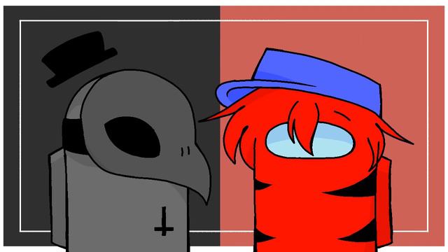 forever with you meme - among us oc- ((black x red)) смотреть онлайн