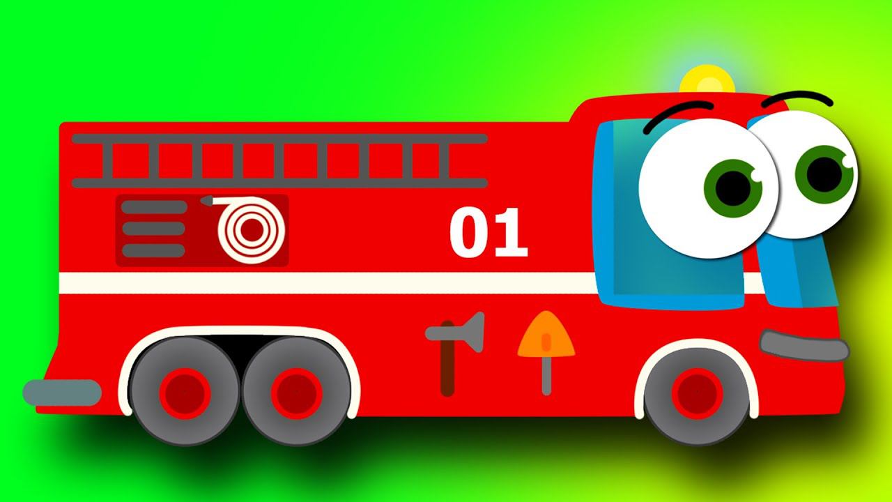 Городские Машинки - ПОЖАРНАЯ МАШИНА, которая спешит на вызов. Знакомим детей с разными автомобилями смотреть онлайн