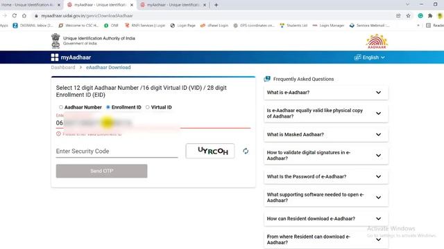 New Aadhar Card enrollment id Se Kaise Download Karen | Aadhar Card Download 2022 | Aadhar Card смотреть онлайн