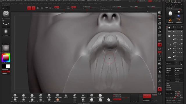 How to Sculpt Lips/ Mouth - ZBrush Tutorial смотреть онлайн
