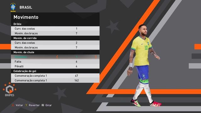 PES 2021 - NEW FACE AND HAIR NEYMAR JR 2023 - 4K смотреть онлайн