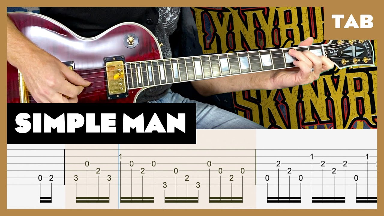 Lynyrd Skynyrd - Simple Man - Guitar Tab | Lesson | Cover | Tutorial смотреть онлайн