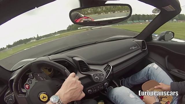 2015 Ferrari 458 Spider - POV track time смотреть онлайн