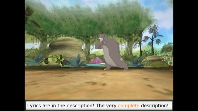 The bare necessities, with lyrics, Jungle Book Groove Party смотреть онлайн