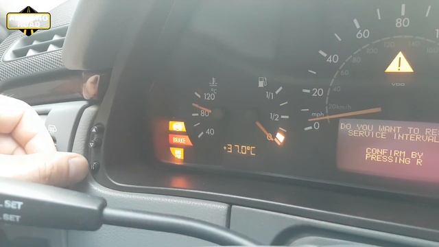 Reset Service Reminder on Mercedes W210 Restyling (1999-2002) смотреть онлайн