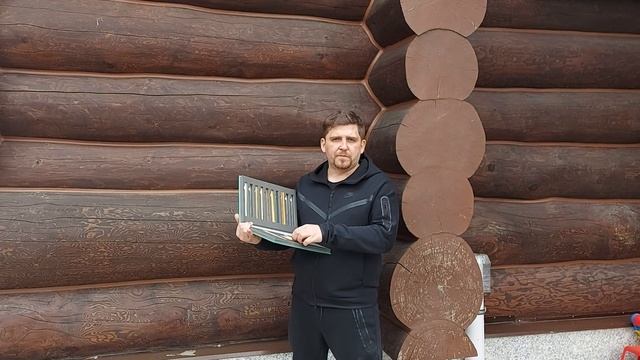 Герметик Тёплый Шов Ramsauer Acryl 160- подбор цвета на срубе из кедра - Команда ПАКЛЯ смотреть онлайн