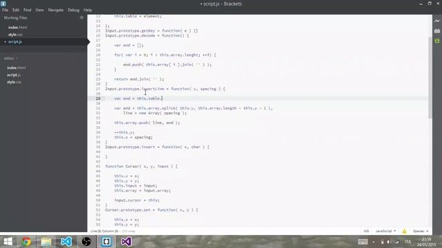 creating a code editor - part 5: implementing basic table and decoding смотреть онлайн
