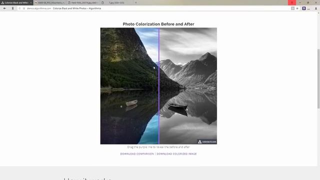 Переводим черно-белое фото в цветное (автоматически) смотреть онлайн