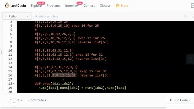 Leetcode 31. Next Permutation | FAANG Coding Question | Python | смотреть онлайн