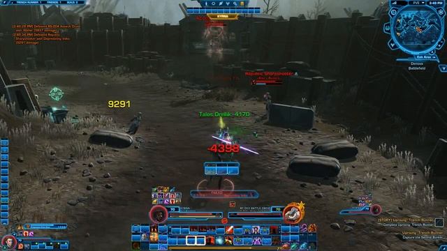 SWTOR Uprisings Solo - Trench Runner Pt 1 (Story) смотреть онлайн