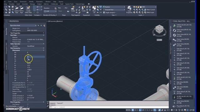 Python Scripted Gate, Globe and Check Valves смотреть онлайн