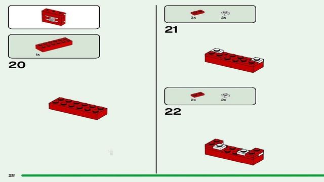 LEGO Instructions | Minecraft | 21179 | The Mushroom House смотреть онлайн