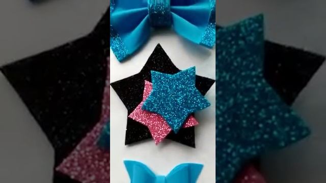 Блестящий бант своими руками сделать из фоамирана фетра в топе Diy clip hair Краматорск звезда дети смотреть онлайн