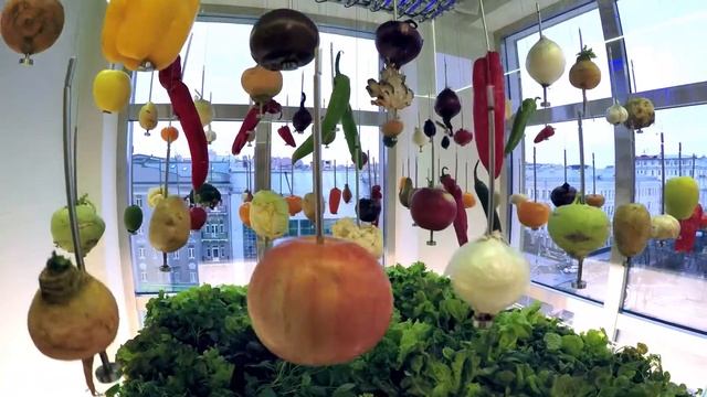 Парящий кинетический сад в новом московском ресторане Twins Garden смотреть онлайн