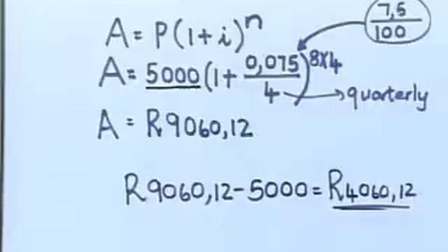 Matric revision: Maths: Financial Mathematics (2/6): Compound Interest смотреть онлайн