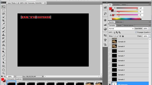 Tutorial Adobe Photoshop CS5 Extended - Como colocar Videos no Photoshop смотреть онлайн