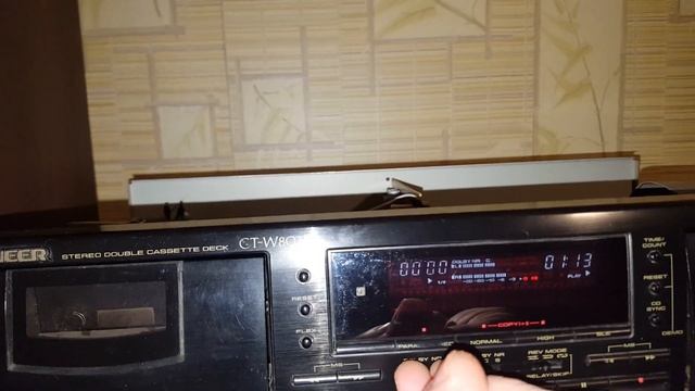 PIONEER CT-W803RS.Обзор кассетной деки. смотреть онлайн