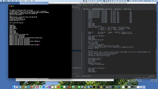 [ENG] Telnet to cisco switch using Python (KTN #1) смотреть онлайн