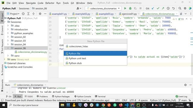 Colecciones en Python смотреть онлайн