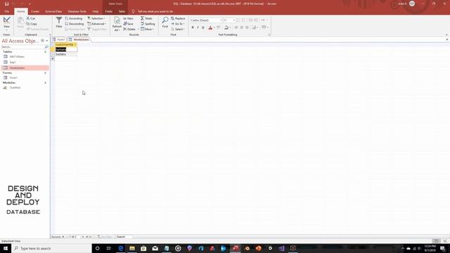 Microsoft Access -SQL Tutorial- How to Combine Multiple tables into One смотреть онлайн