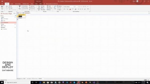 Microsoft Access -SQL Tutorial- How to Combine Multiple tables into One