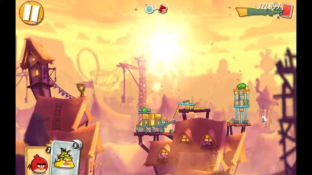 🐦🐖Let's Play Angry Birds 2. Levels 16-22 Walkthrough. смотреть онлайн