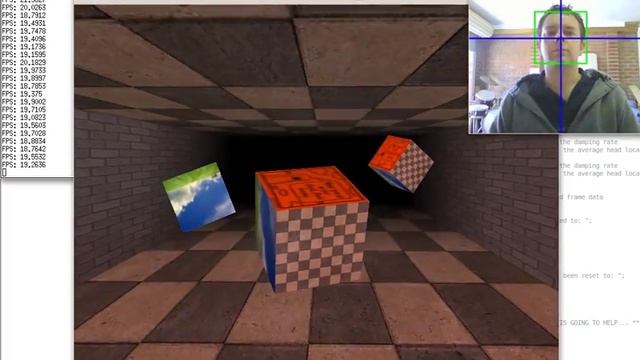 OpenCV Head-tracking using Haar-Cascades and OpenGL output смотреть онлайн