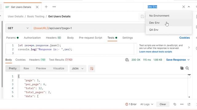 Part 6: POSTMAN SERIES(GLOBAL | Create and Set Variable | Difference between Global and Environment смотреть онлайн