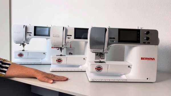 Сравнение моделей Bernina четвёртой серии: B435, B475 и B480
