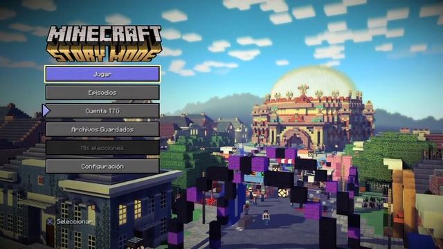 Minecraft story mode main menu смотреть онлайн
