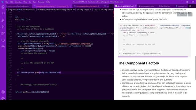 Facebook project LazyLoading Angular Components Tutorial смотреть онлайн