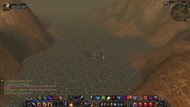 Dnaria WoW Vanilla Horde Badlands run Warlock смотреть онлайн