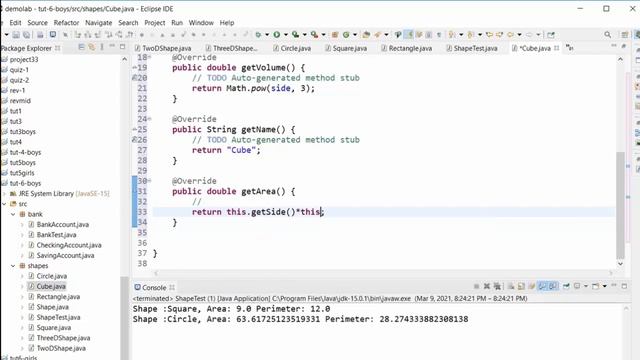 Java Abstract Classes - Complete Example смотреть онлайн