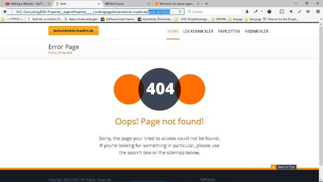Belle: Fehlerseite einbinden - Error 404 смотреть онлайн