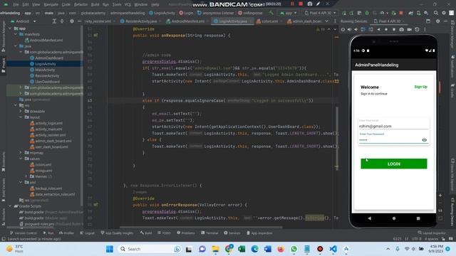 part 15Admin Panel&Login,Register Form in Android Studio MySQL Database Bangla Tutorial #EduTechBD0 смотреть онлайн